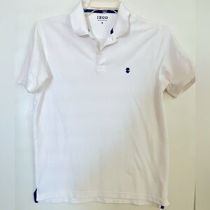 IZOD White Mens Polo Shirt